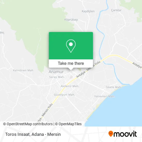 Toros Insaat map