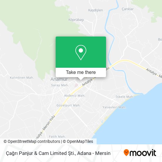 Çağrı Panjur & Cam Limited Şti. map