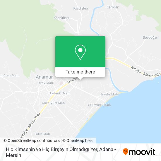 Hiç Kimsenin ve Hiç Birşeyin Olmadığı Yer map
