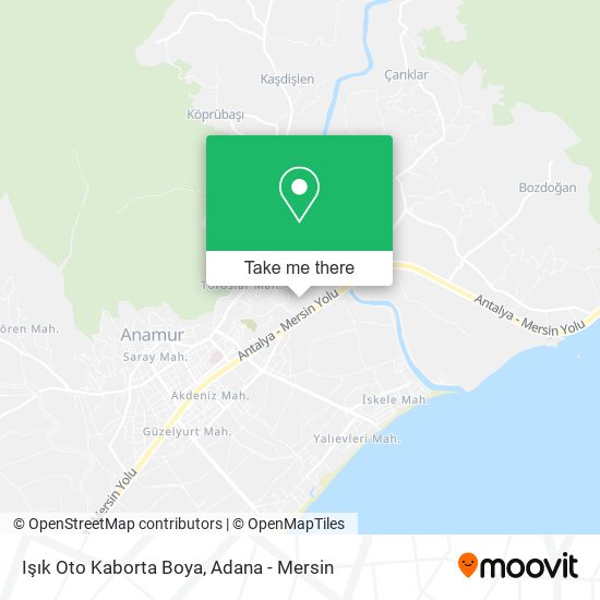 Işık Oto Kaborta Boya map