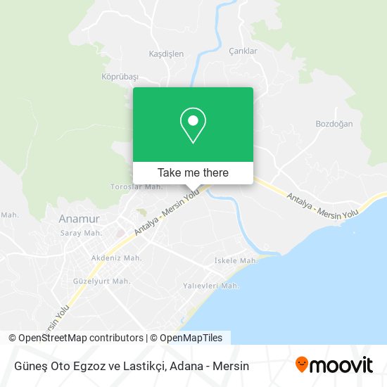 Güneş Oto Egzoz ve Lastikçi map