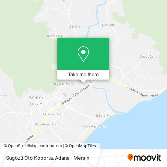 Sugözü Oto Koporta map