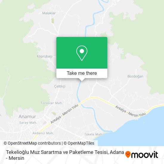 Tekelioğlu Muz Sarartma ve Paketleme Tesisi map