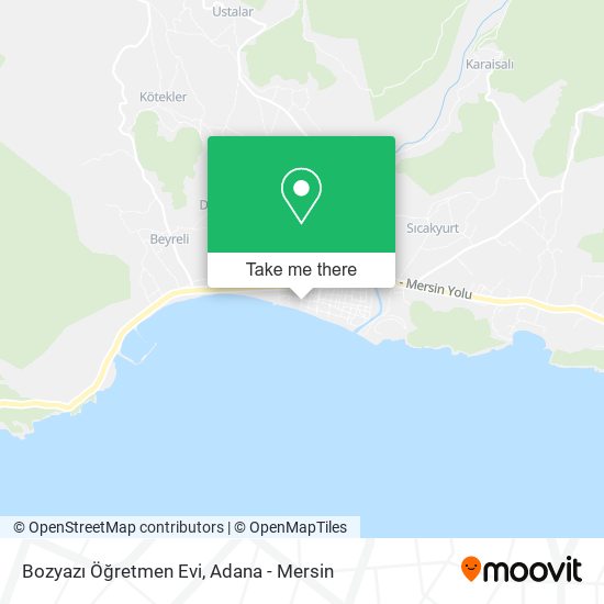 Bozyazı Öğretmen Evi map