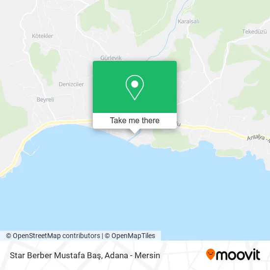 Star Berber Mustafa Baş map