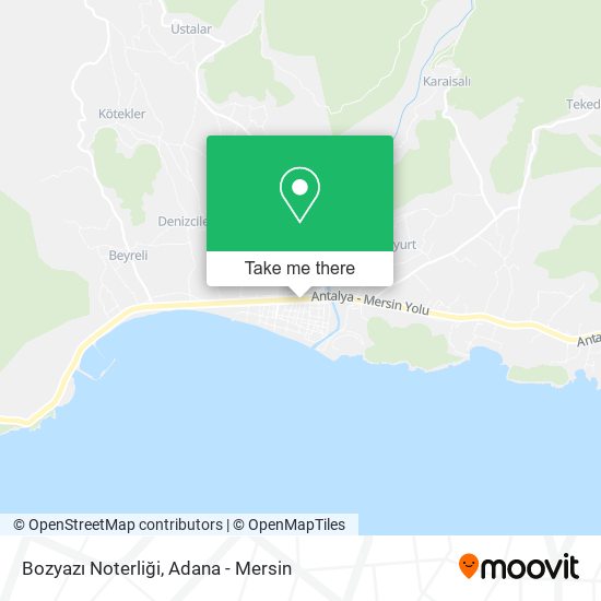 Bozyazı Noterliği map