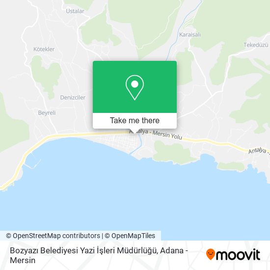 Bozyazı Belediyesi Yazi İşleri Müdürlüğü map