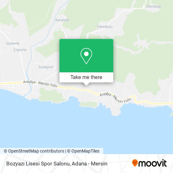 Bozyazı Lisesi Spor Salonu map