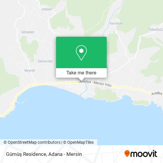 Gümüş Residence map