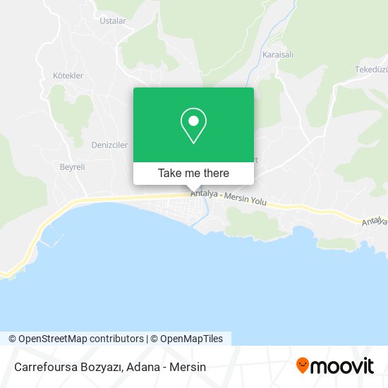 Carrefoursa Bozyazı map