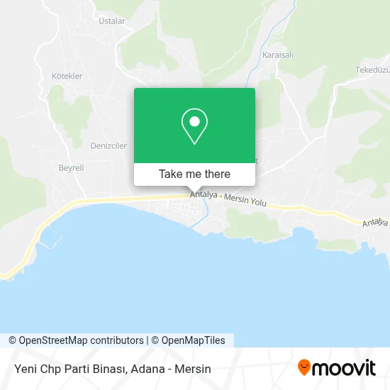 Yeni Chp Parti Binası map