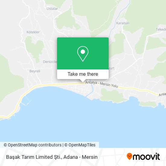Başak Tarım Limited Şti. map
