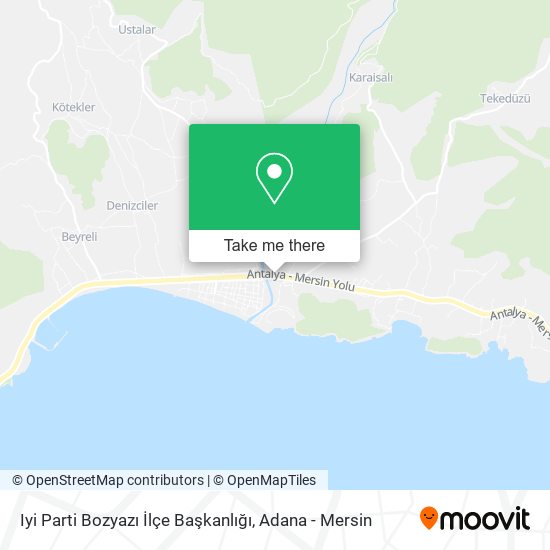 Iyi Parti Bozyazı İlçe Başkanlığı map