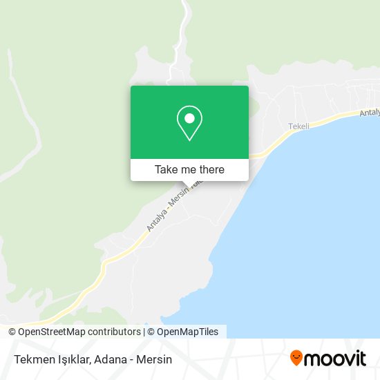 Tekmen Işıklar map
