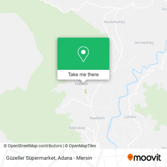 Güzeller Süpermarket map