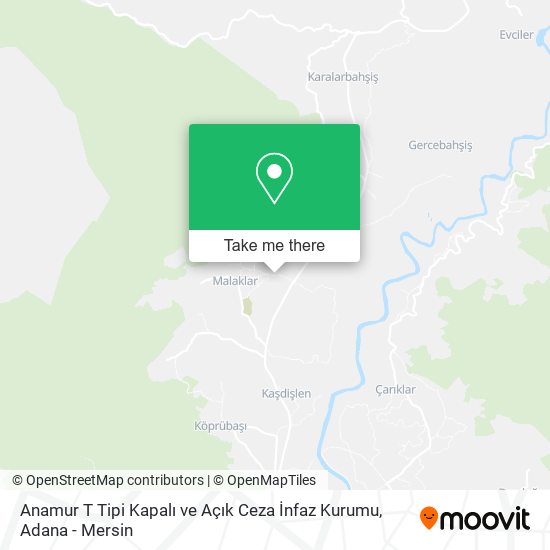 Anamur T Tipi Kapalı ve Açık Ceza İnfaz Kurumu map