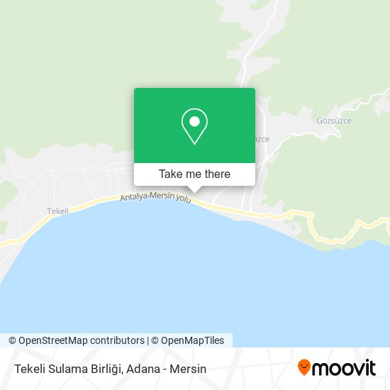 Tekeli Sulama Birliği map