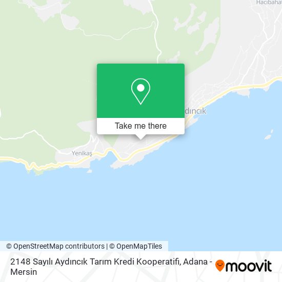 2148 Sayılı Aydıncık Tarım Kredi Kooperatifi map