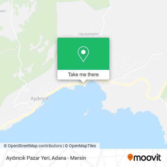 Aydıncık Pazar Yeri map