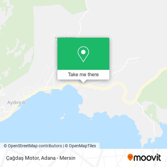 Çağdaş Motor map