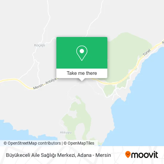 Büyükeceli Aile Sağlığı Merkezi map