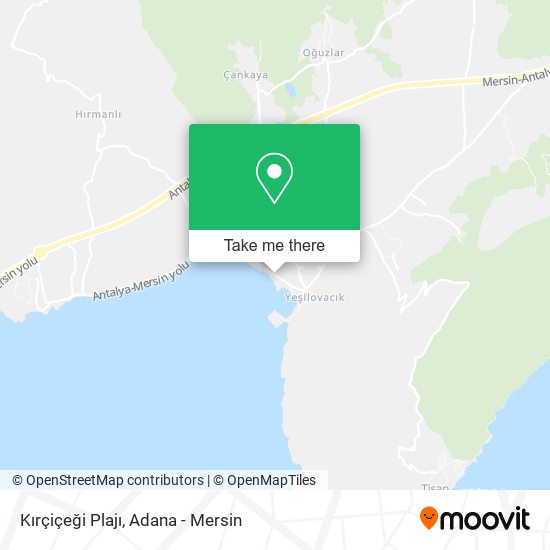 Kırçiçeği Plajı map