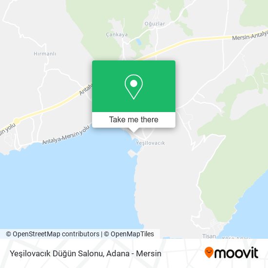 Yeşilovacık Düğün Salonu map