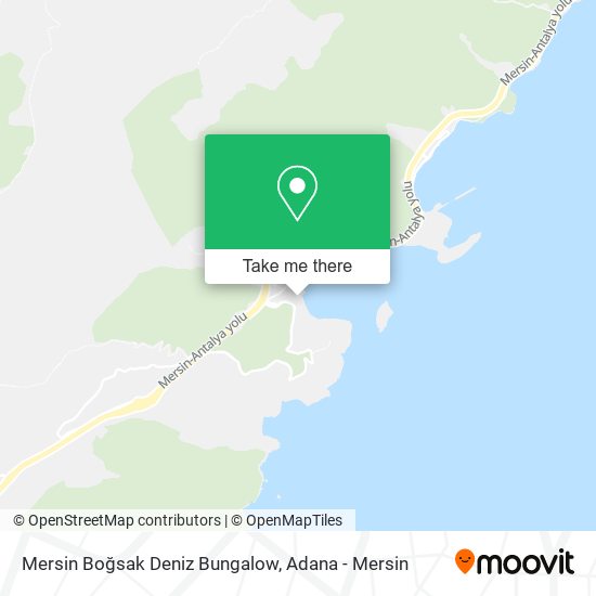 Mersin Boğsak Deniz Bungalow map