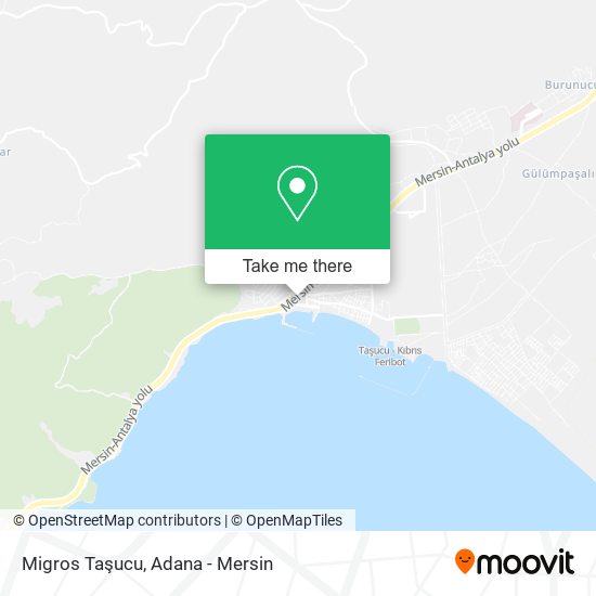 Migros Taşucu map