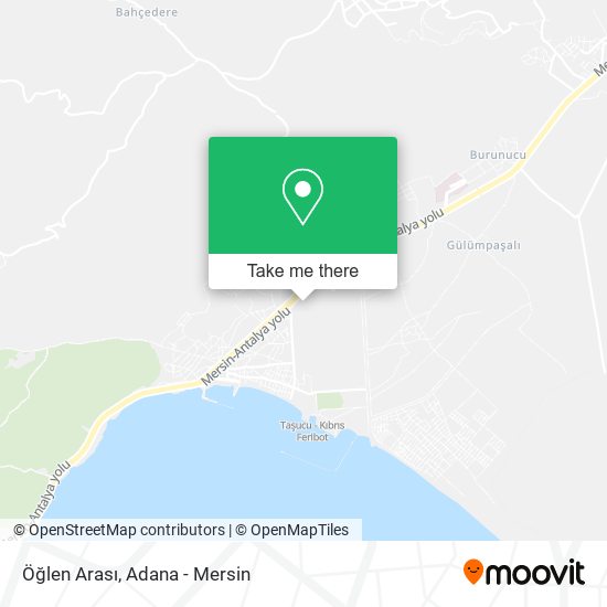 Öğlen Arası map