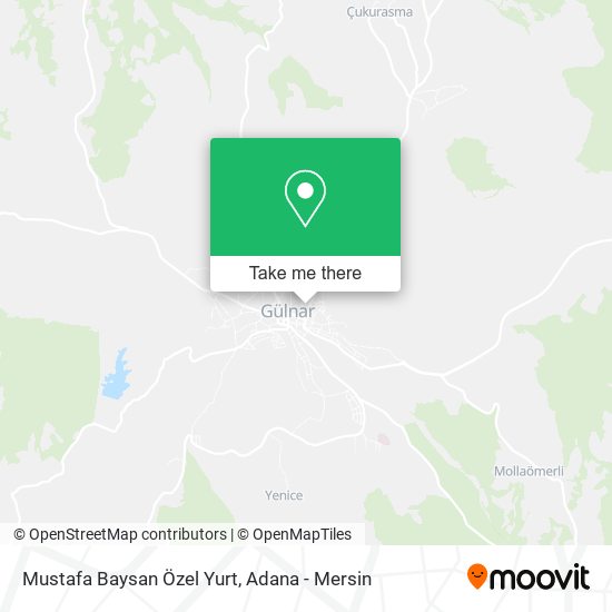 Mustafa Baysan Özel Yurt map