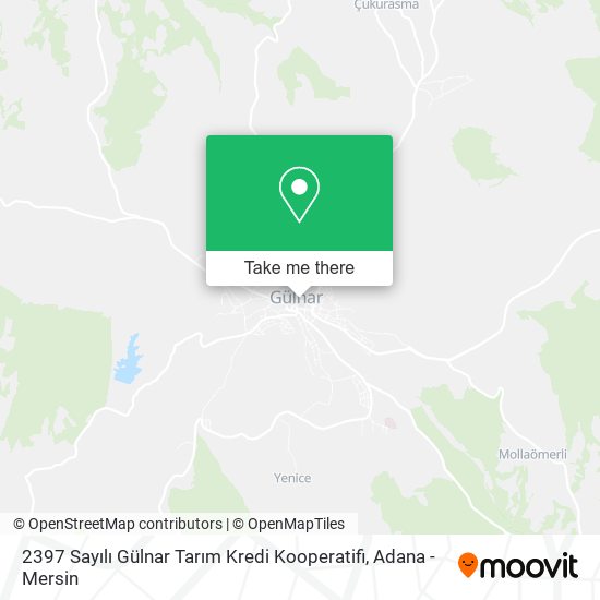 2397 Sayılı Gülnar Tarım Kredi Kooperatifi map