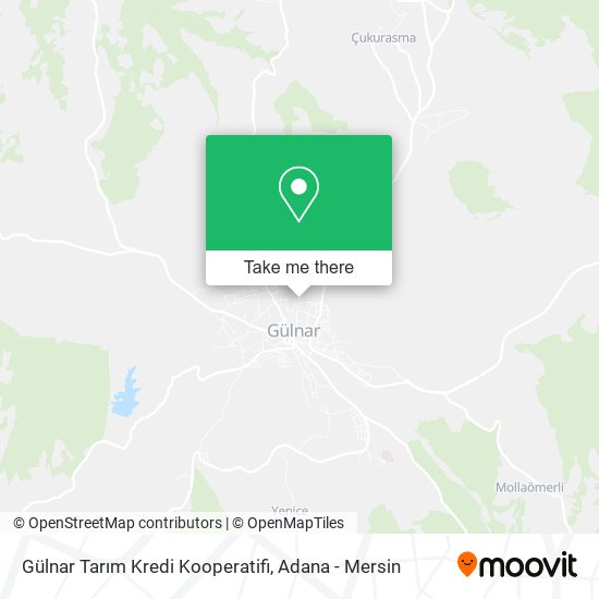 Gülnar Tarım Kredi Kooperatifi map