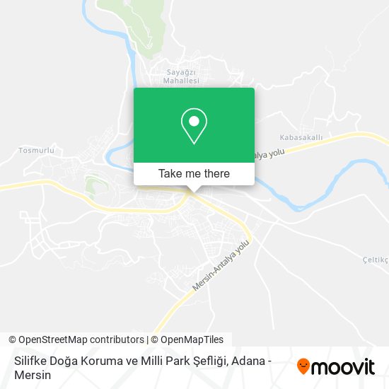 Silifke Doğa Koruma ve Milli Park Şefliği map