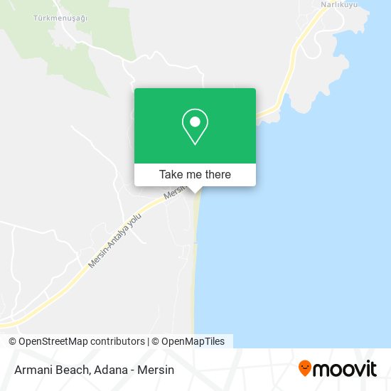 Armani Beach map