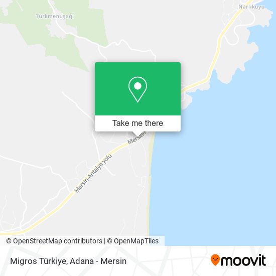 Migros Türkiye map