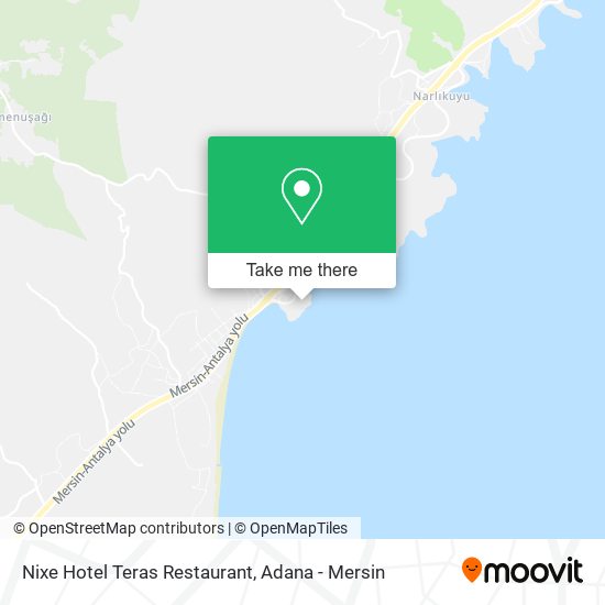 Nixe Hotel Teras Restaurant map