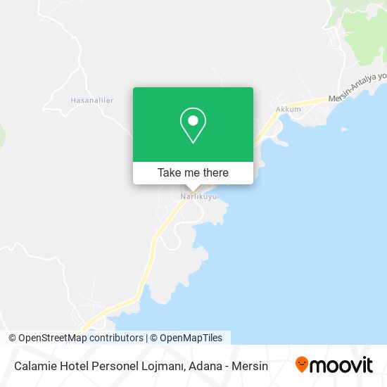 Calamie Hotel Personel Lojmanı map