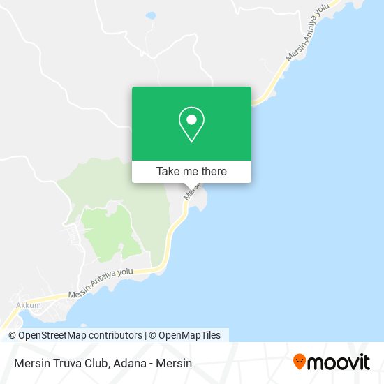 Mersin Truva Club map