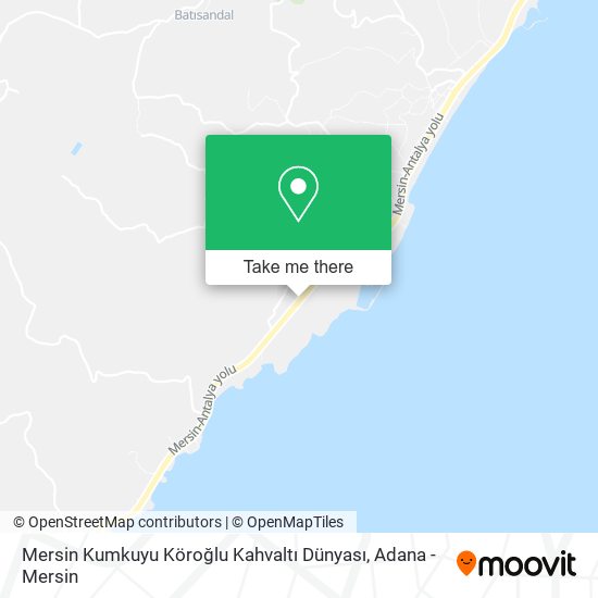 Mersin Kumkuyu Köroğlu Kahvaltı Dünyası map