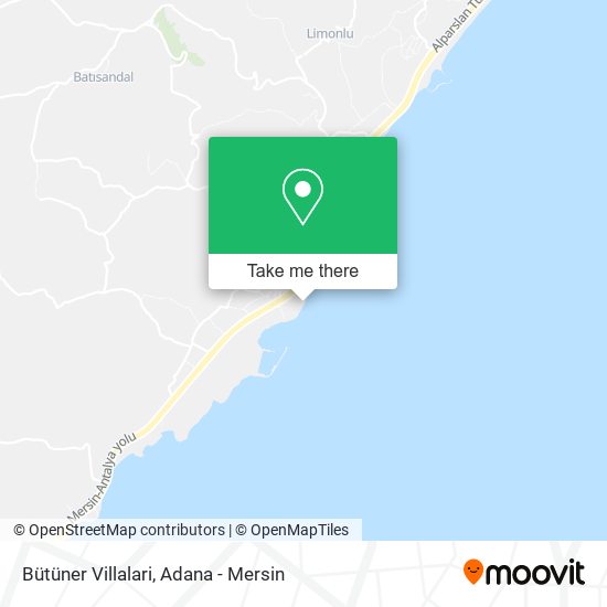 Bütüner Villalari map