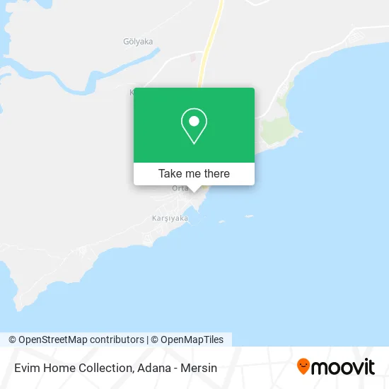 Evim Home Collection map