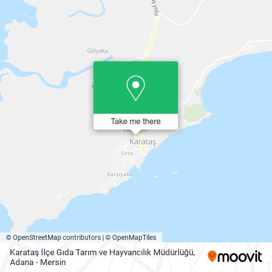 Karataş İlçe Gıda Tarım ve Hayvancılık Müdürlüğü map