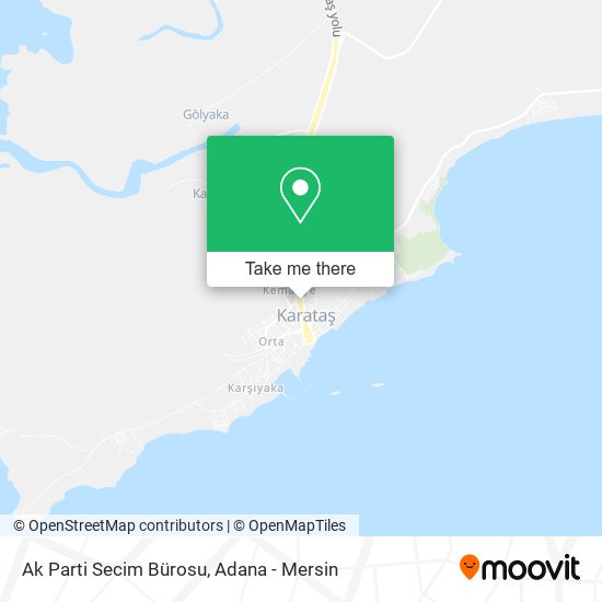 Ak Parti Secim Bürosu map