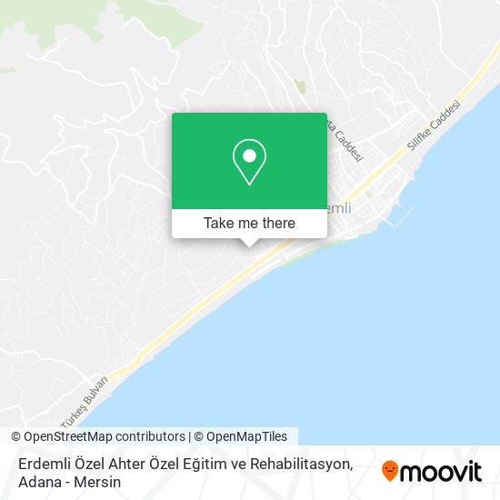 Erdemli Özel Ahter Özel Eğitim ve Rehabilitasyon map