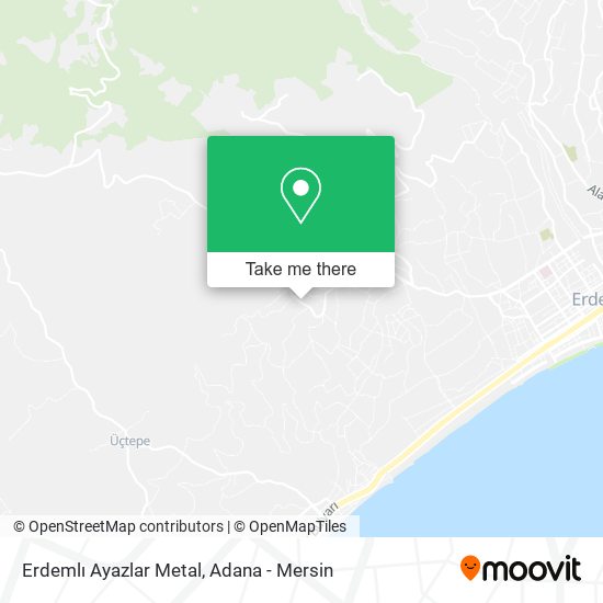 Erdemlı Ayazlar Metal map