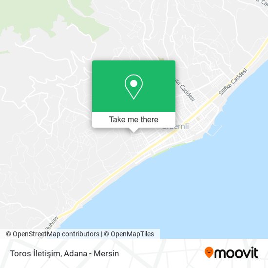 Toros İletişim map