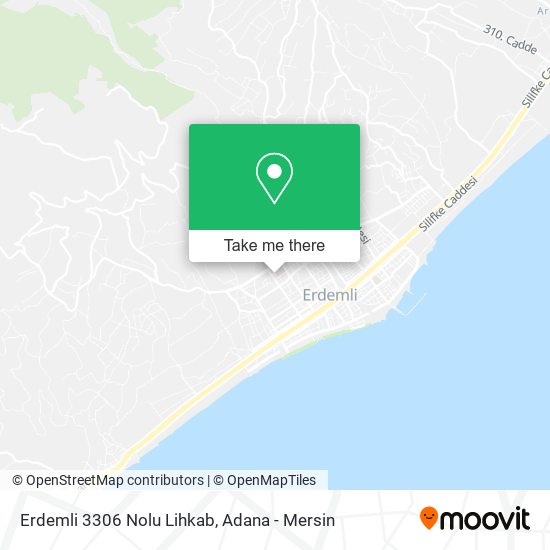 Erdemli 3306 Nolu Lihkab map