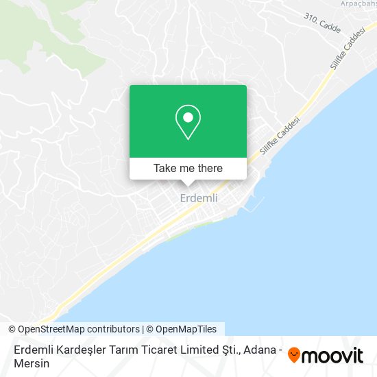 Erdemli Kardeşler Tarım Ticaret Limited Şti. map