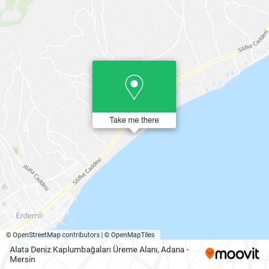 Alata Deniz Kaplumbağaları Üreme Alanı map